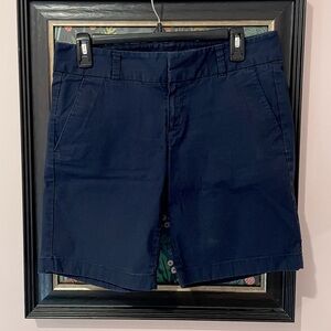 J Crew Frankie shorts chino women's 4 navy blue